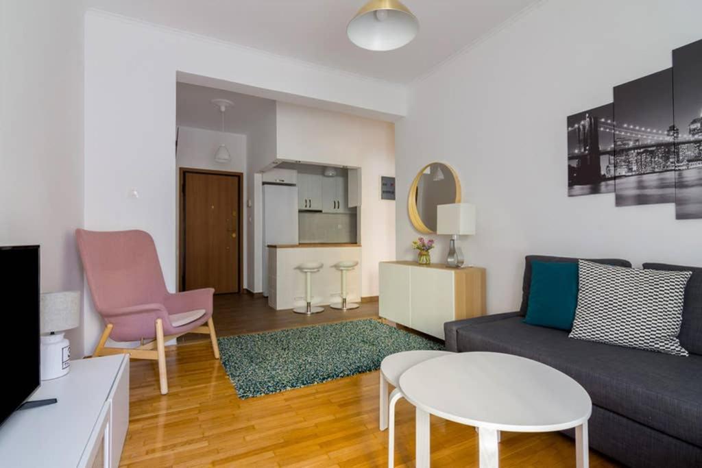דירות אתונה Brand New Decorated Flat For 4 Ppl In Pagrati מראה חיצוני תמונה