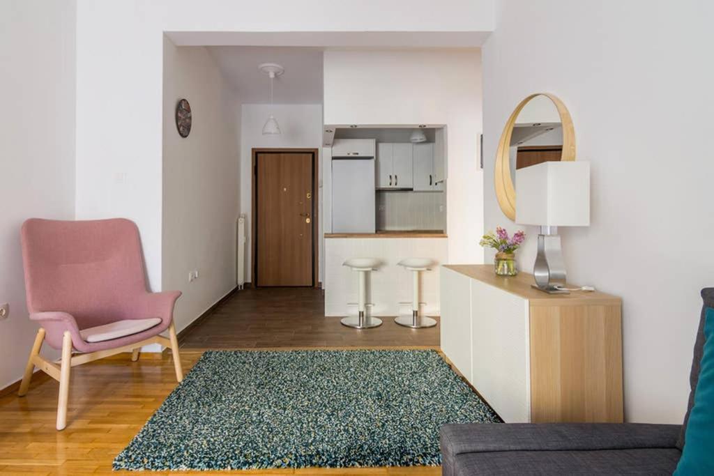 דירות אתונה Brand New Decorated Flat For 4 Ppl In Pagrati מראה חיצוני תמונה